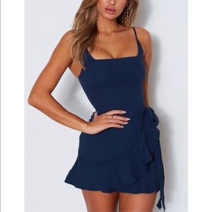 White Fox Boutique Wrap Mini Dress NWT